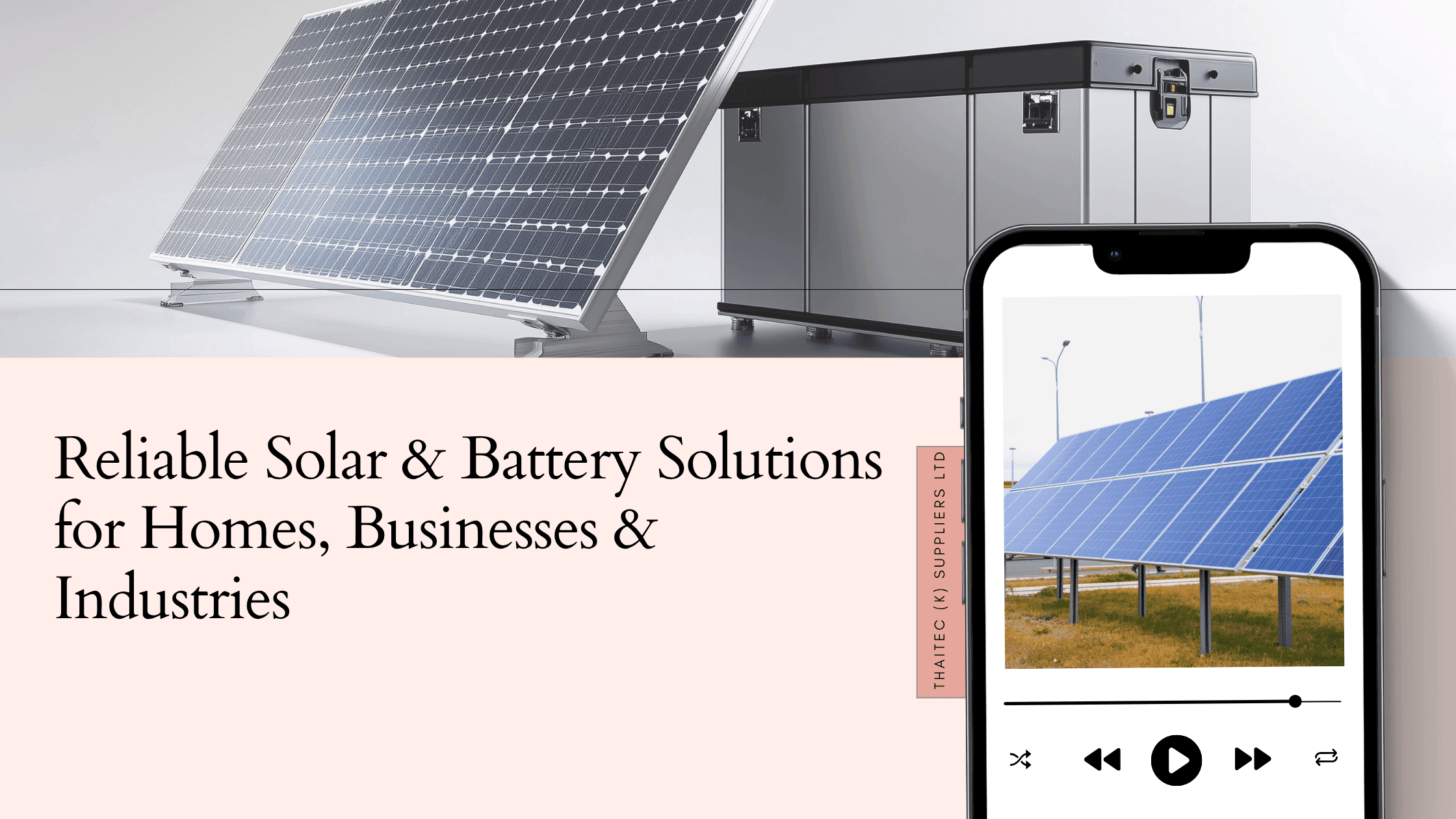 Solar panels installation