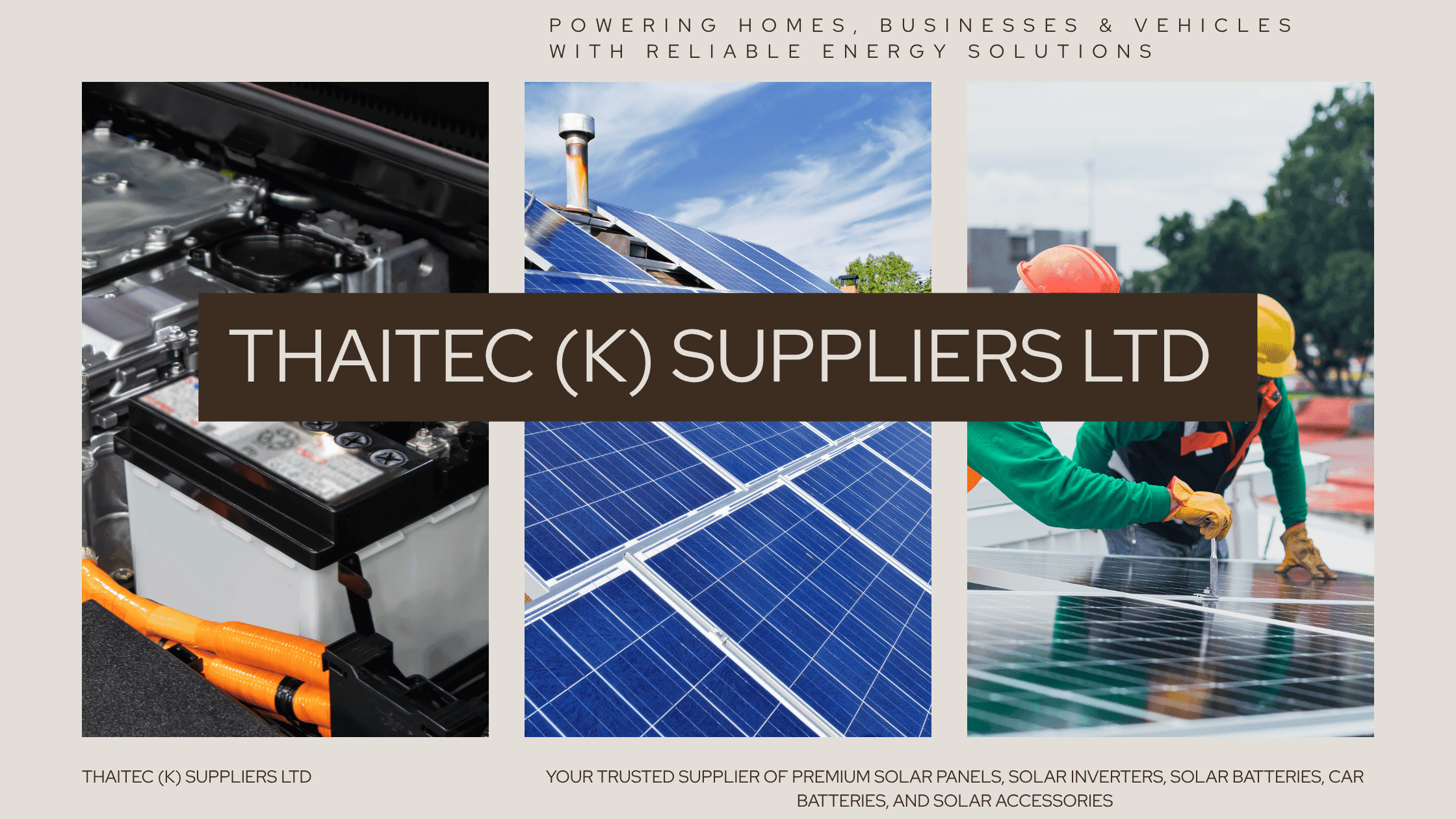 Battery and inverter solutions